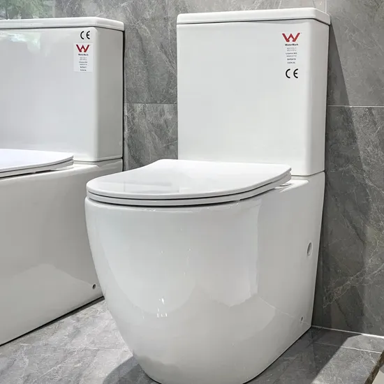 Wasserzeichen-Toilette Zwei