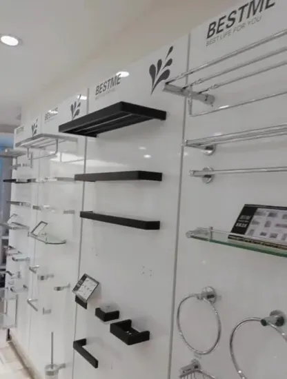 Mittelgroßer, robuster Bodenabtropfständer aus SUS304 für Badezimmer (BF