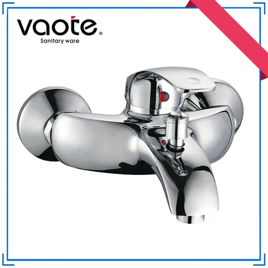 Beliebtes Design Messing Chrom Einhebel-Badewannenarmatur (VT10901Z)