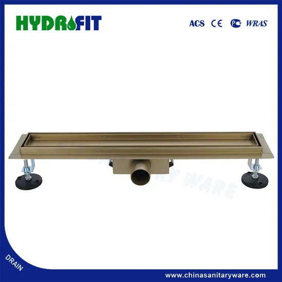 Herstellung von Edelstahl 201/304 Spiegelpolitur Badezimmer-Abfalldusche Bodenabtropffläche