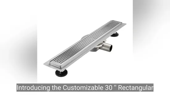 Robuster, rechteckiger 30-Zoll-Duschabtropfständer aus Edelstahl 304 für Badezimmerzubehör